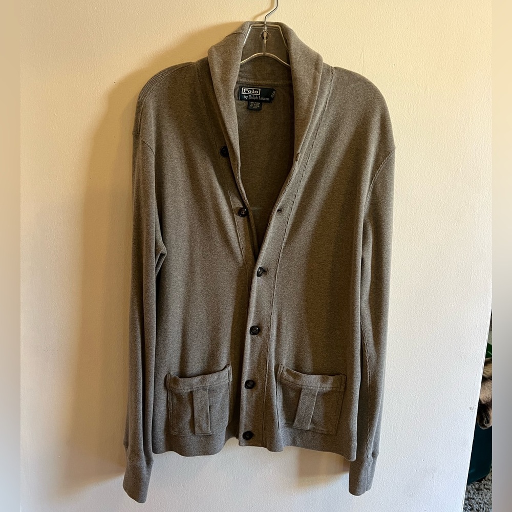 Ralph Lauren Men’s Gray Button Up Cardigan -Size: M
